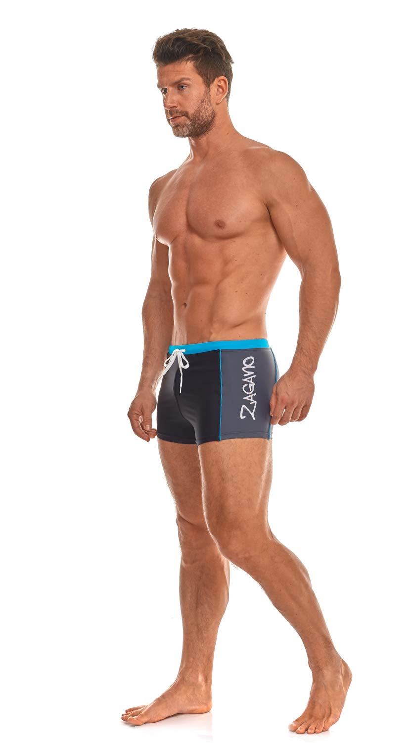 Zagano Uomo Costume da bagno/Pantaloncini da bagno 2316 tasca laterale con chiusura lampo