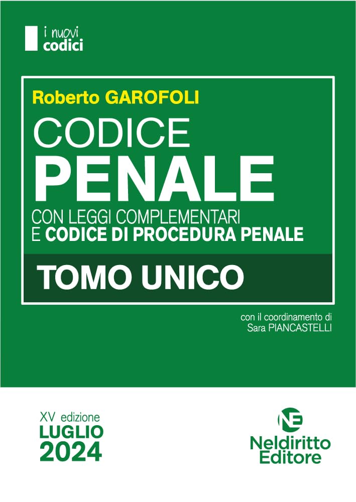 Concorso Magistratura. Codice penale e leggi complementari