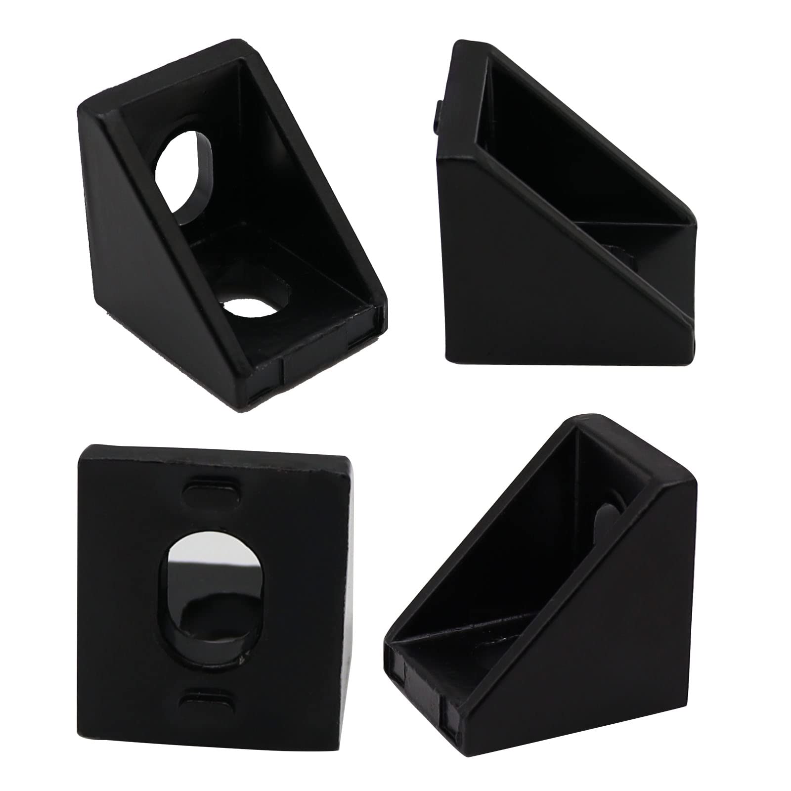 Corner Connector for Aluminium Profiles Set of 20, 28 mm, with Screws, 90 Degree Aluminium Angle for 20 x 20 Series - Image 3