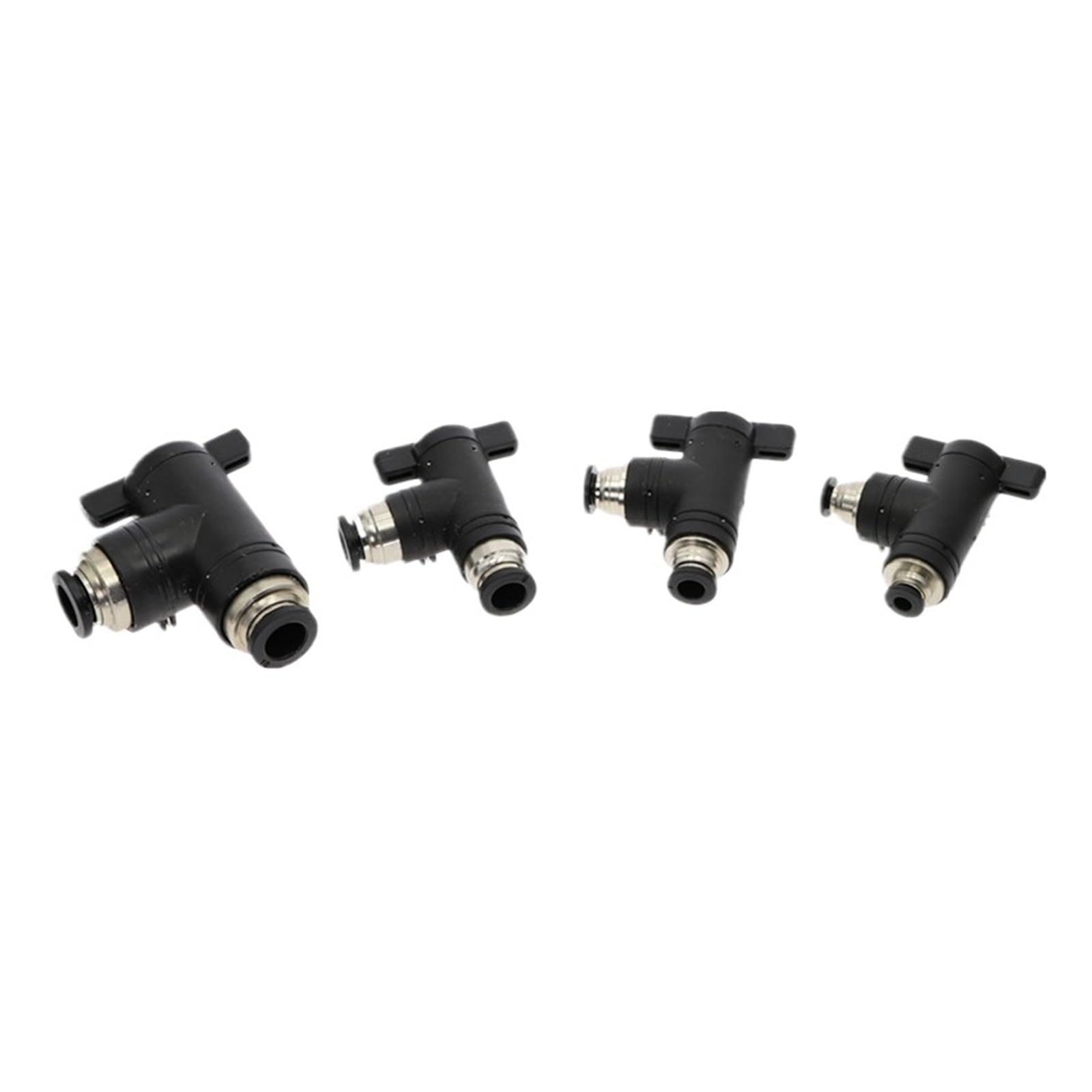 AARTERZZA 1pc Pneumatic BUL 4mm 6mm 8mm 10mm 12mm Push in Quick Joint Connector Hand Valve to Turn Switch Manual Ball Current Limiting Black(BUL 8mm)