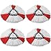 Sweetone Testina Panni Ricambio Mop, 4 Pezzi Mop rotante a 360 gradi Ricambi Mop in Microfibra per Vileda Compatibile con EasyWring Testa triangolare per mop