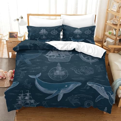 Housse de couette microfibre zippée anti-acarien lit King 220x240cm