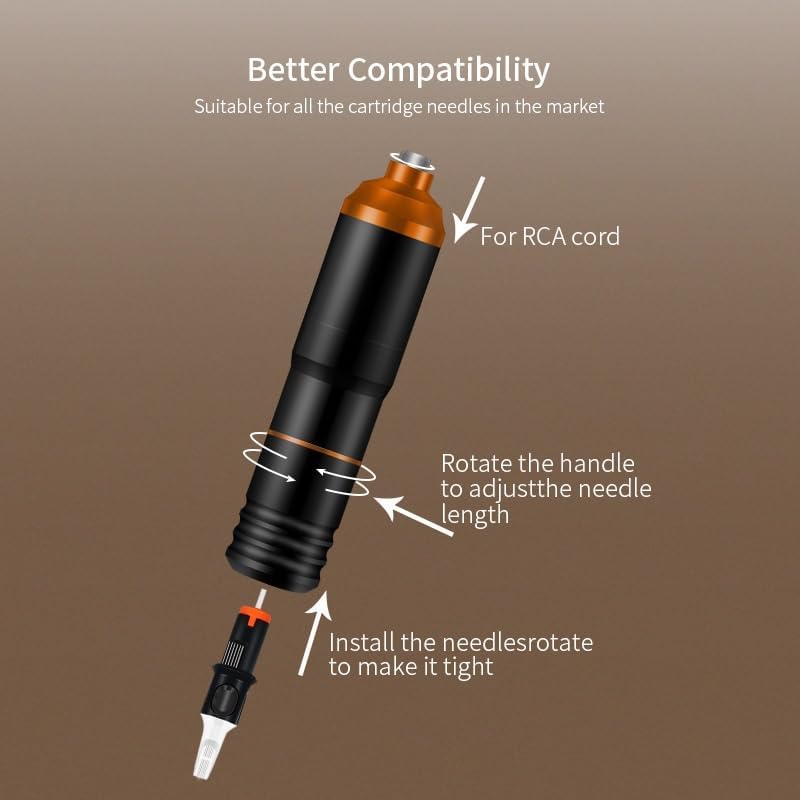 Tattoo Mini Motor Tattoo Machine Combination Line Cutting and Shading Pen