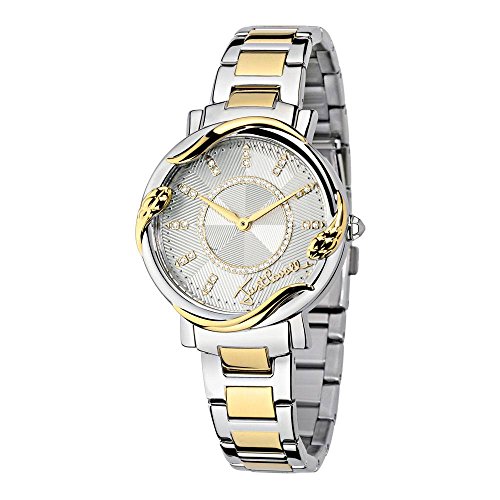 Just Cavalli Just Mirage 34Mm 2H Silver Dial Yg/Ss...