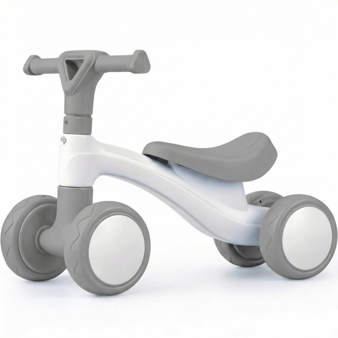 Edibaby, Triciclo Bebé 1 Año | Correpasillos Ligero | Primera Bicicleta de Equilibrio para Bebés | Bici sin Pedales | Juguete Niño 1-2 Años Ideal como Regalo (Rosa) — view 9