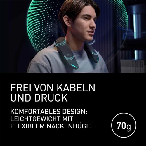 Panasonic SC-GNW30EG SoundSlayer Tragbarer kabelloser Gaming-Lautsprecher mit KI-Mikrofon mit Geräuschunterdrückung, 2,4 GHz, 4-Lautsprechersystem, LED, USB-C, PC/PS4/5/Switch/Xbox/TV, Schwarz