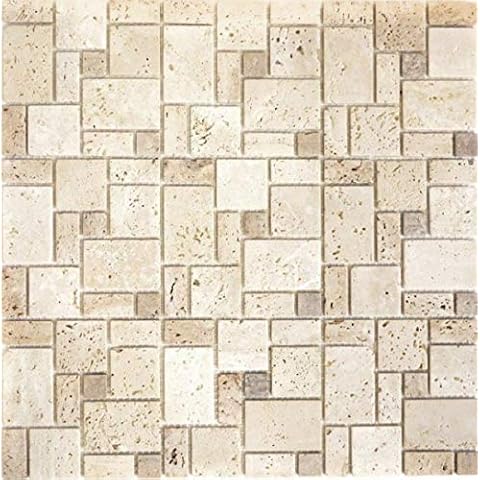 Carreaux de mosaïque Travertin MOS43 Cover