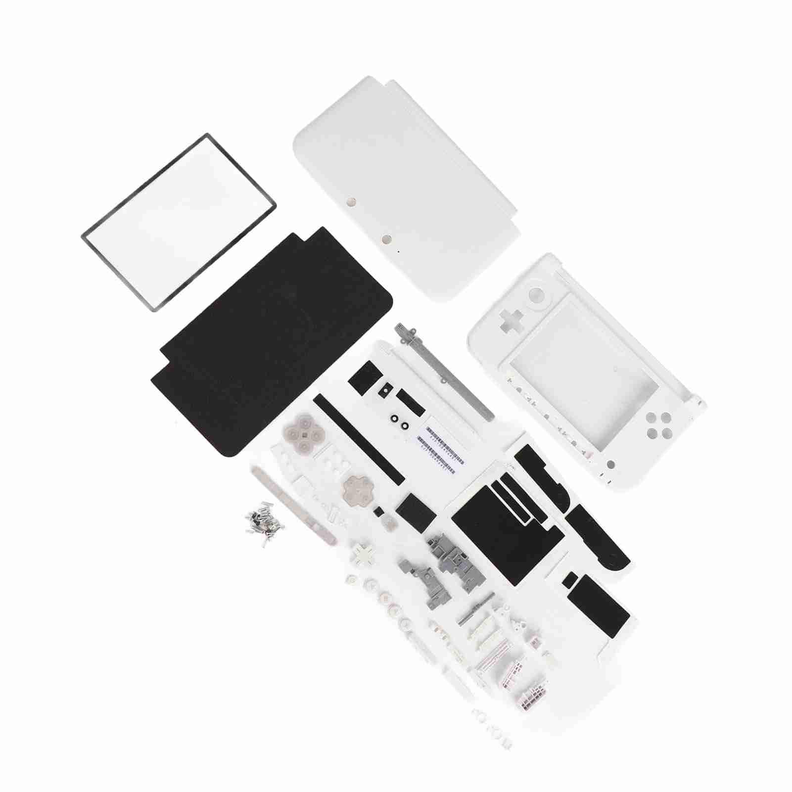 Kit completo di ricambi per la scocca di ricambio del Nintendo 3DS XL - Realizzato in resistente materiale ABS con tutti i componenti inclusi - Installazione semplice e dispon