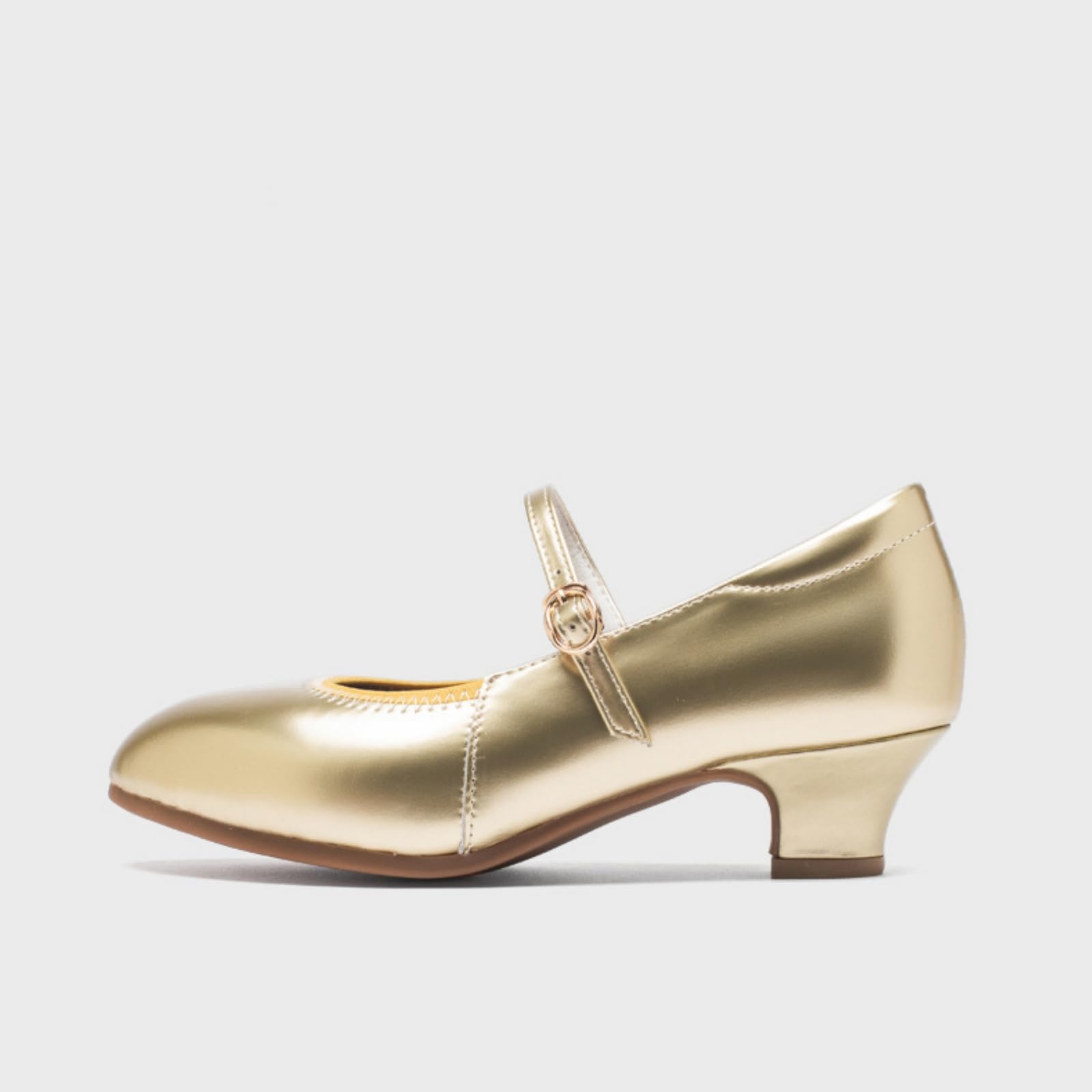 Zapatos Baile Salón Mujer Zapatos Latinos De Salsa De Charol con Punta Afilada Y Tacón con Correa Al Tobillo para Bodas Y Eventos Nocturnos