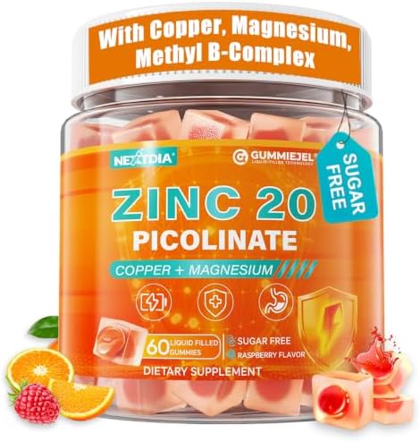 Zinc Picolinate Gummies Copper Bisglycinate Supplements for Women...