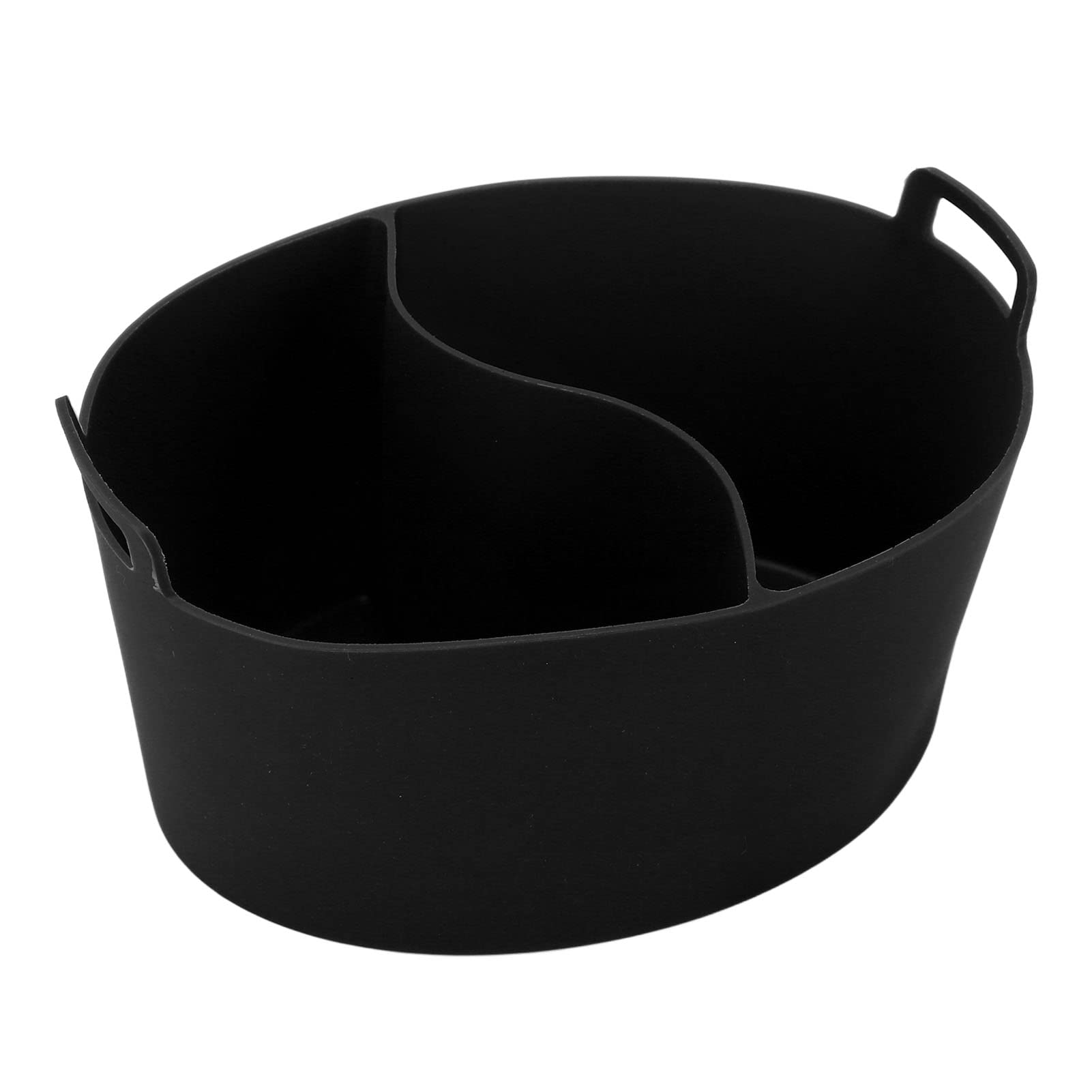 Revestimiento de Olla de Cocción Lenta, Silicona de Grado Alimenticio, Resistente a Fugas, Reutilizable, Resistente Al Calor, Revestimiento Divisor de Olla (Negro)