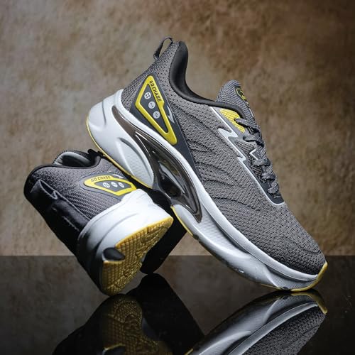 Image of ASIAN Powerplay-44 Running Shoes for Men | Lightweight Breathable Mesh Sports Sneakers with Cushioned Midsole, Strong Grip Sole | Gym, Walking & Training Shoes