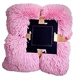❦Le tissage spécial et soigné du aspect toison l'empêche de pelucher.