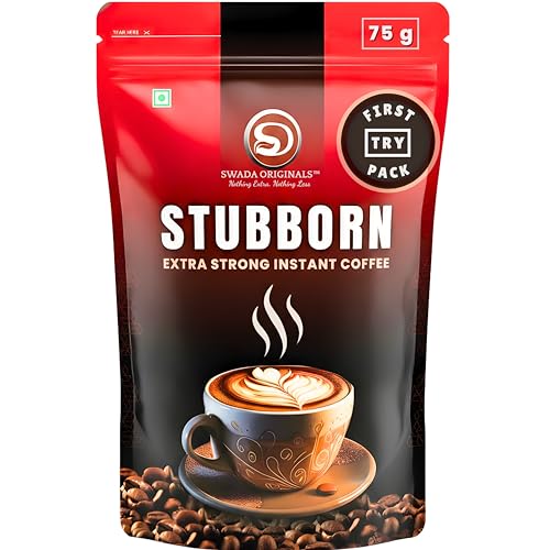 Image of STUBBORN by Swada Originals | Extra Strong Instant Coffee | Deep, Bold & Uncompromising | First Try Pack | 75g
