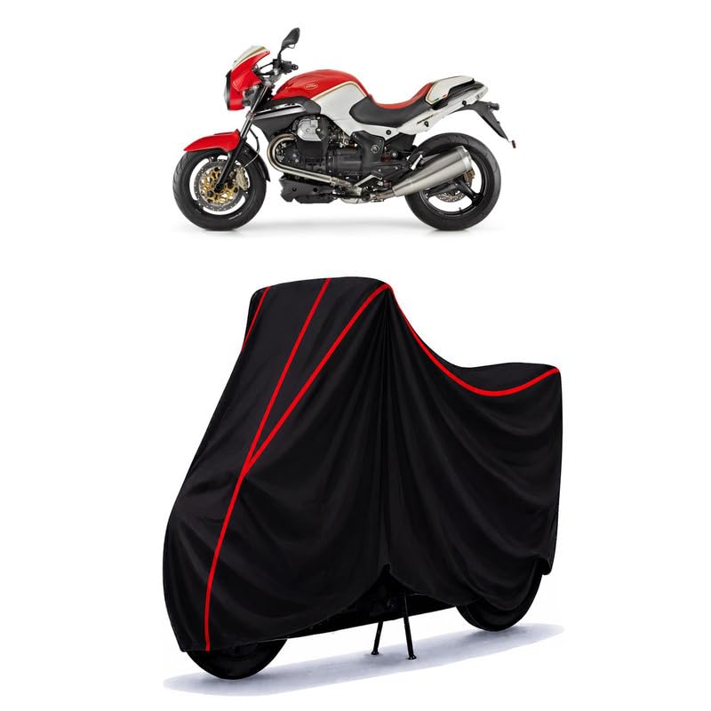 Image of Sports 8V Water Resistant Bike Cover for All Motorcycles & Rain | Heavy Duty Taffeta Fabric | UV Protection, Dustproof, Scratchproof | All Weather Two Wheeler Body Cover with Elastic Bottom
