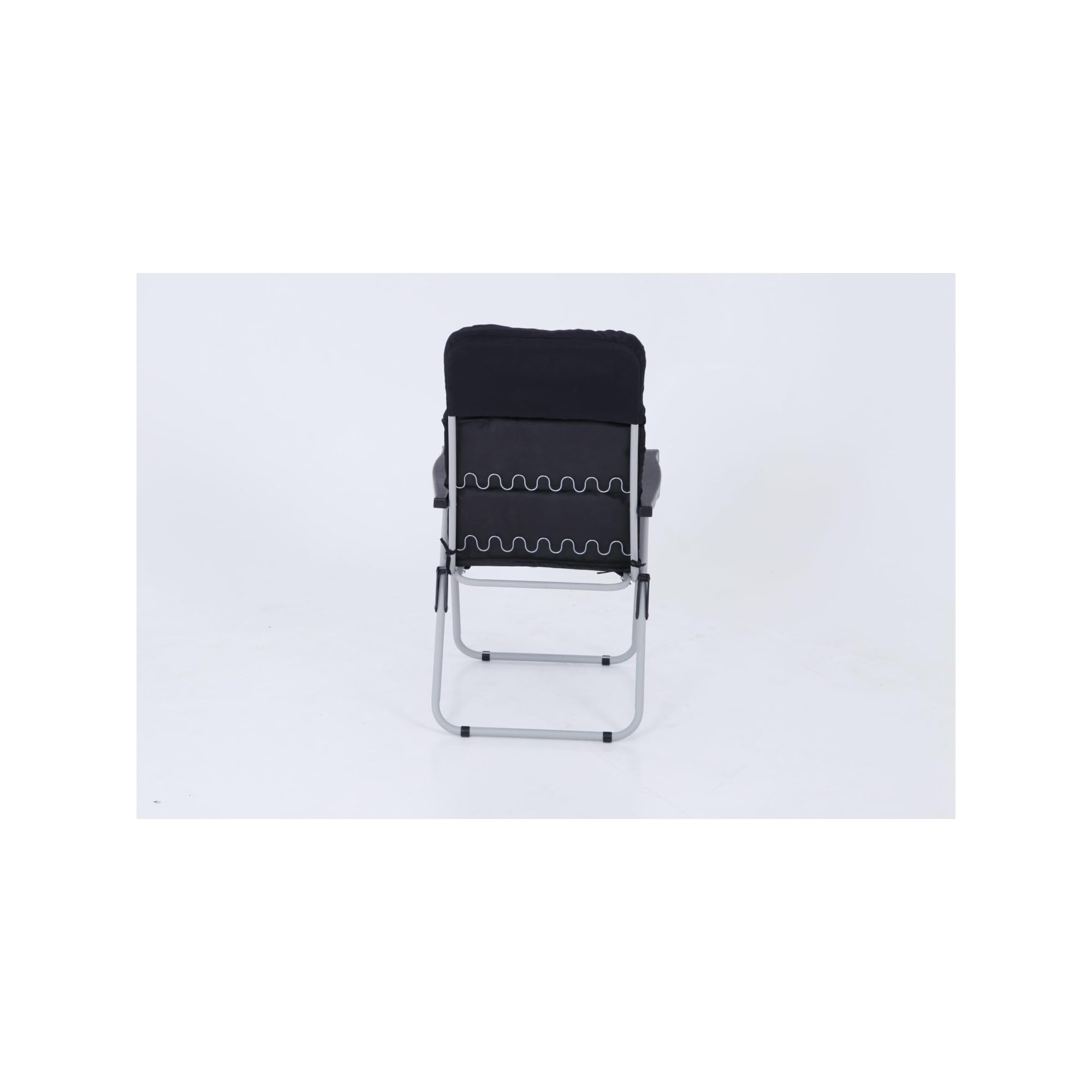 O'Camp Fauteuil de Camping Confort Pliable Multipositions - Dimensions : 70 x 62 x 105 cm