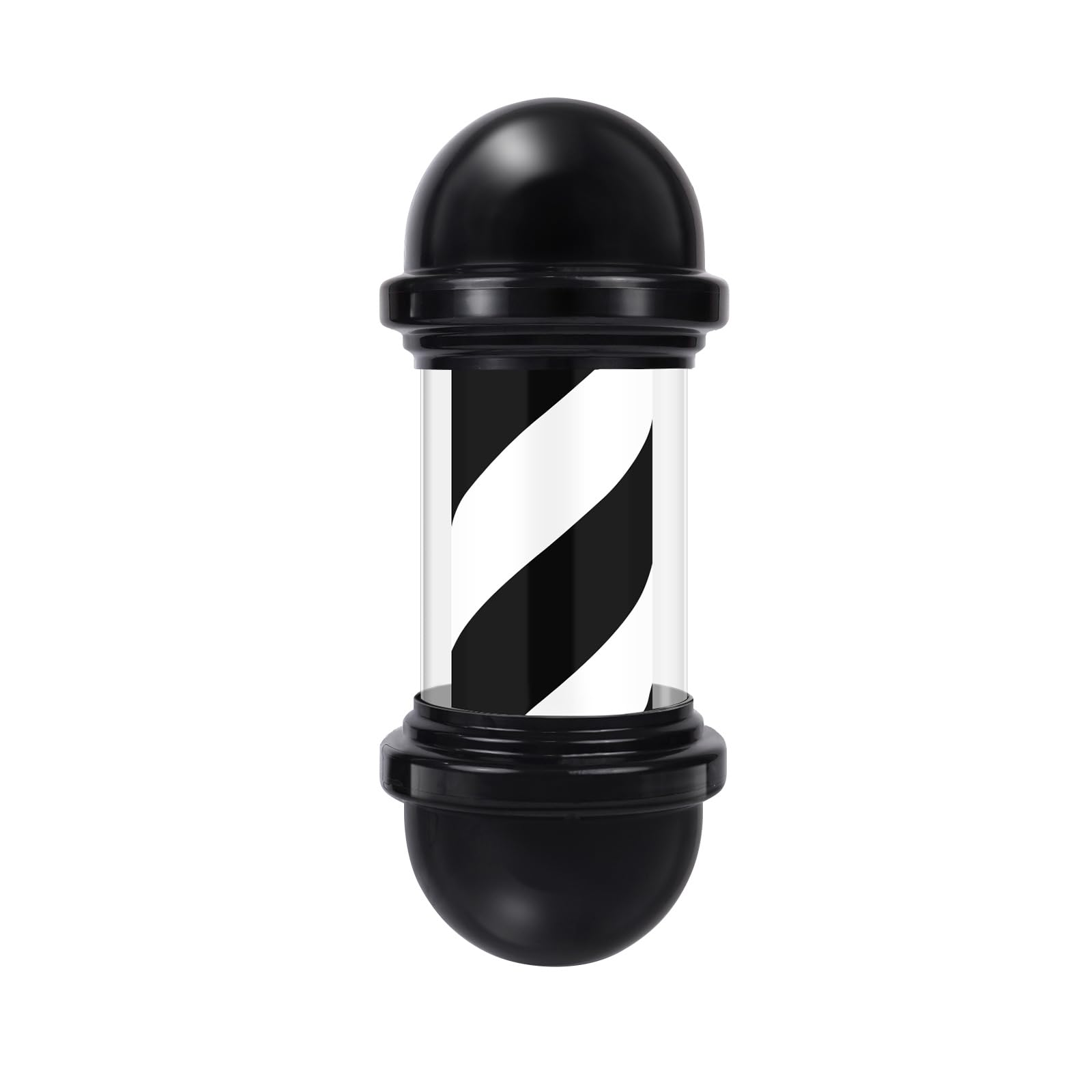 WDZD Mini 40 cm Negro Poste Barbero Barber Pole — view 4