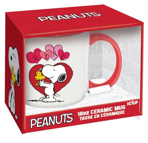 Taza Cerámica Peanuts XOXO 18oz Oficial miniatura 1