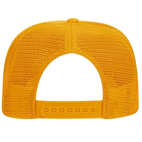 Image of OTTO Polyester Foam Front 5 Panel Pro Style Mesh Back Trucker Hat