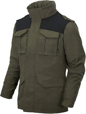 Helikon-Tex Mens Covert M-65 Jacket Taiga Green/Black Size L