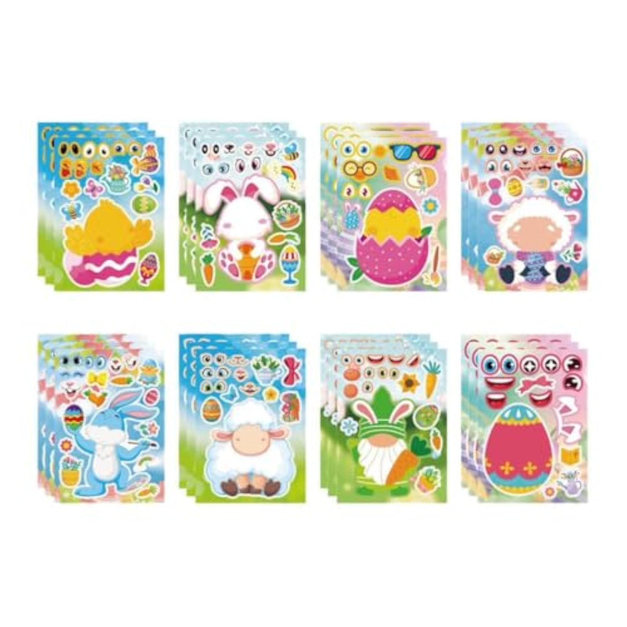 Easter Stickers for Kids, 24 Pieces