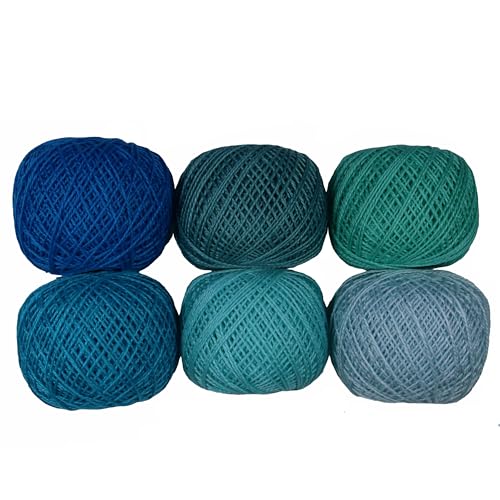 Hilo Algodón Perla Mercerizado Tamaño 8 Set 6 Bolas miniatura 2