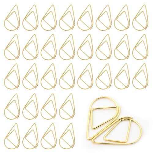 Büroklammern Motiv Gold Klein 200 Stück Kleine Wasser...