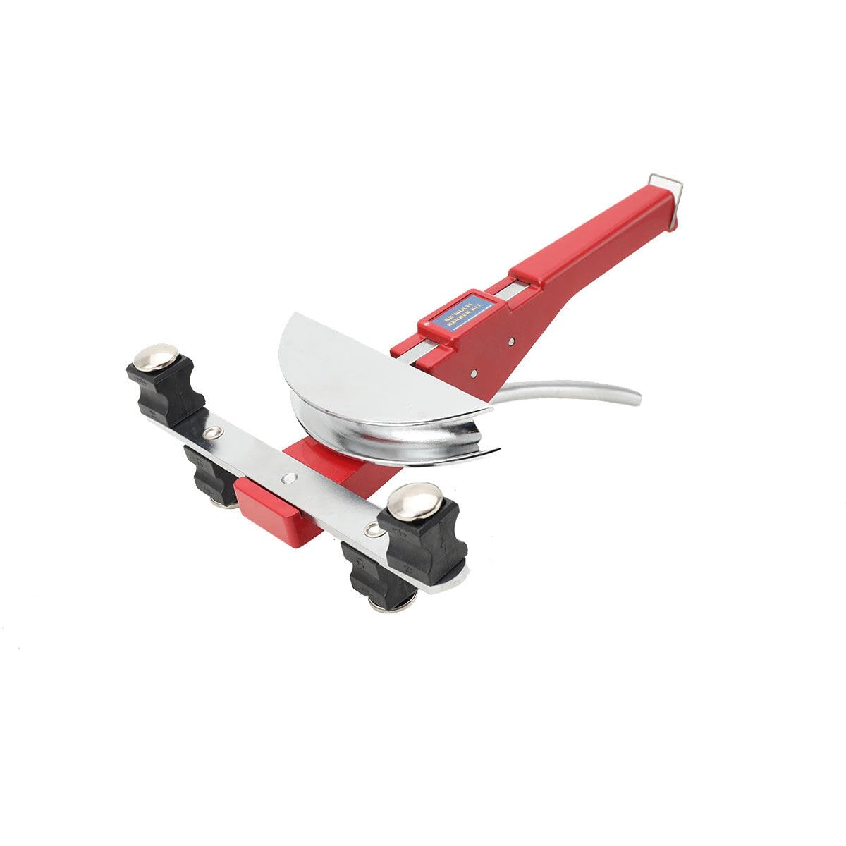 Dobladora de Tubos Manual de 6-22 mm, Curvadora de Mano para Tubos con 7 Matrices, Rango de Doblado 0-90° con Cortatubos y Escariador de Rebabas, para Tubos Finos de Acero, Cobre, Aluminio