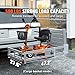 Happybuy Hitch Mount Cargo Carrier, 45.3