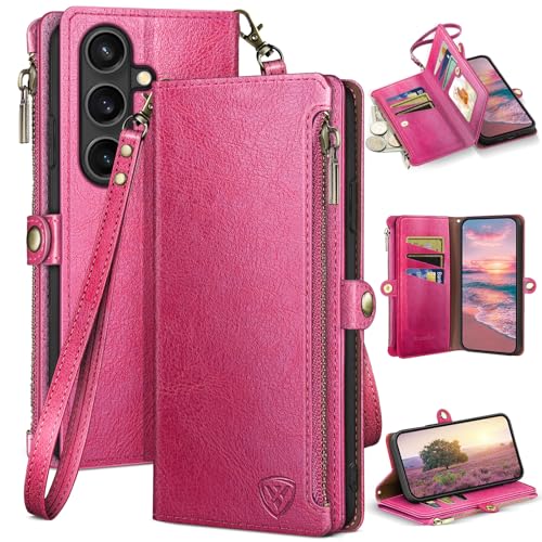 Funda Samsung S26 con Antirrobo RFID y Cartera Antigolpes XcaseBar Rosa