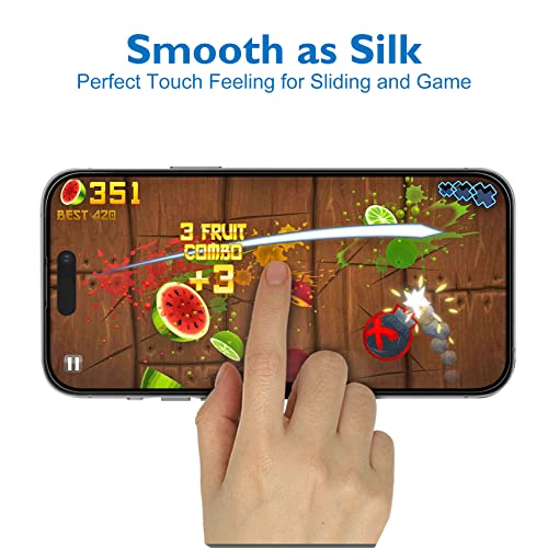 Image of Supershieldz NeoGuard HD+ Gaming Matte Tempered Glass Screen Protector Guard for iPhone 17 Air, 9H Hardness, Anti-Static, Case-Friendly, Easy Installation Kit - 1 Pack
