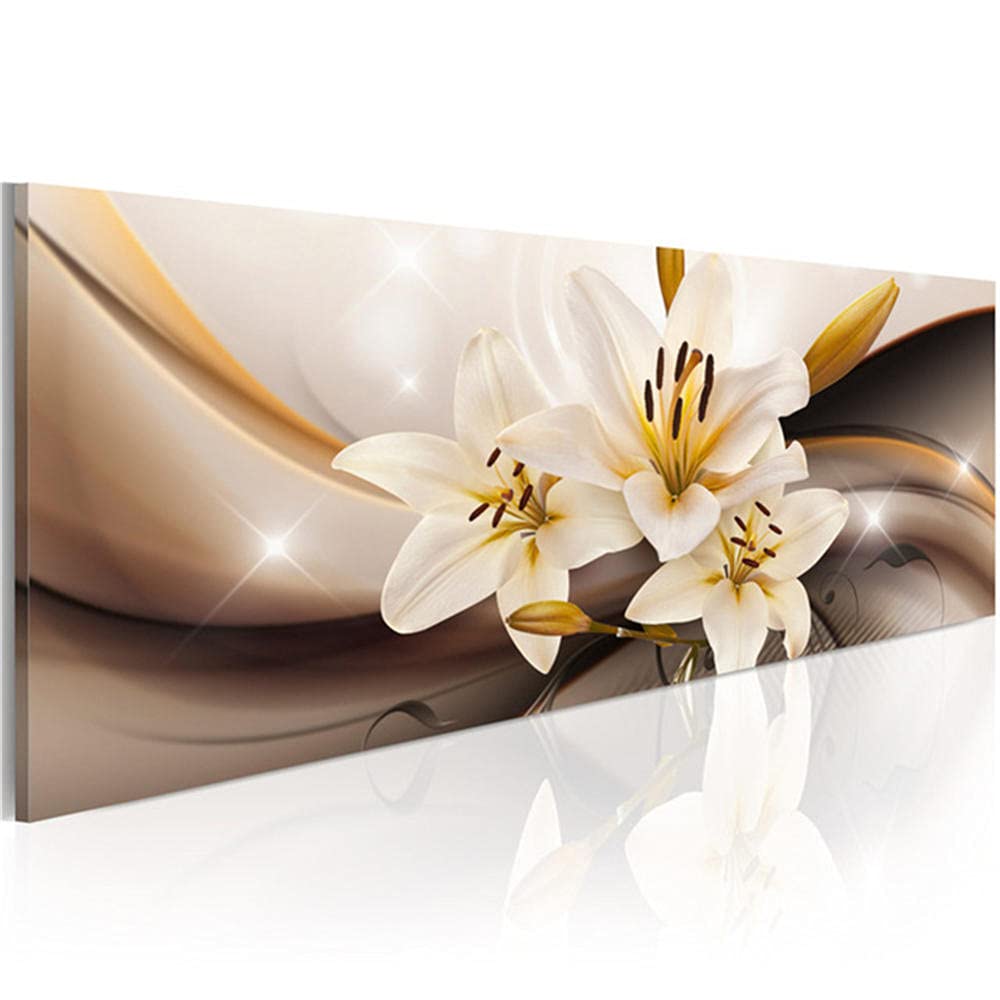 Diamond Painting Lys Jaune Grand Format : Brisez la Monotonie de vos Murs Blancs