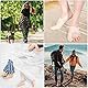 Guyode 2 Stück Hallux Valgus Korrektur mit Rutschfestem Fersenriemen Ergonomisches, Wissenschaftlich Proportionierte Stoffe Zehenspreizer Hallux Valgus für Männer und Frauen (L, 40-45)