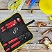 KOTTO Ratchet PEX Crimping Clamp Cinch Tool & Pipe Hose Cutter Meets ASTM 2098 & Stainless Steel Pipe Clamps, Pipe Fitting Tool Kit Sizes 3/8