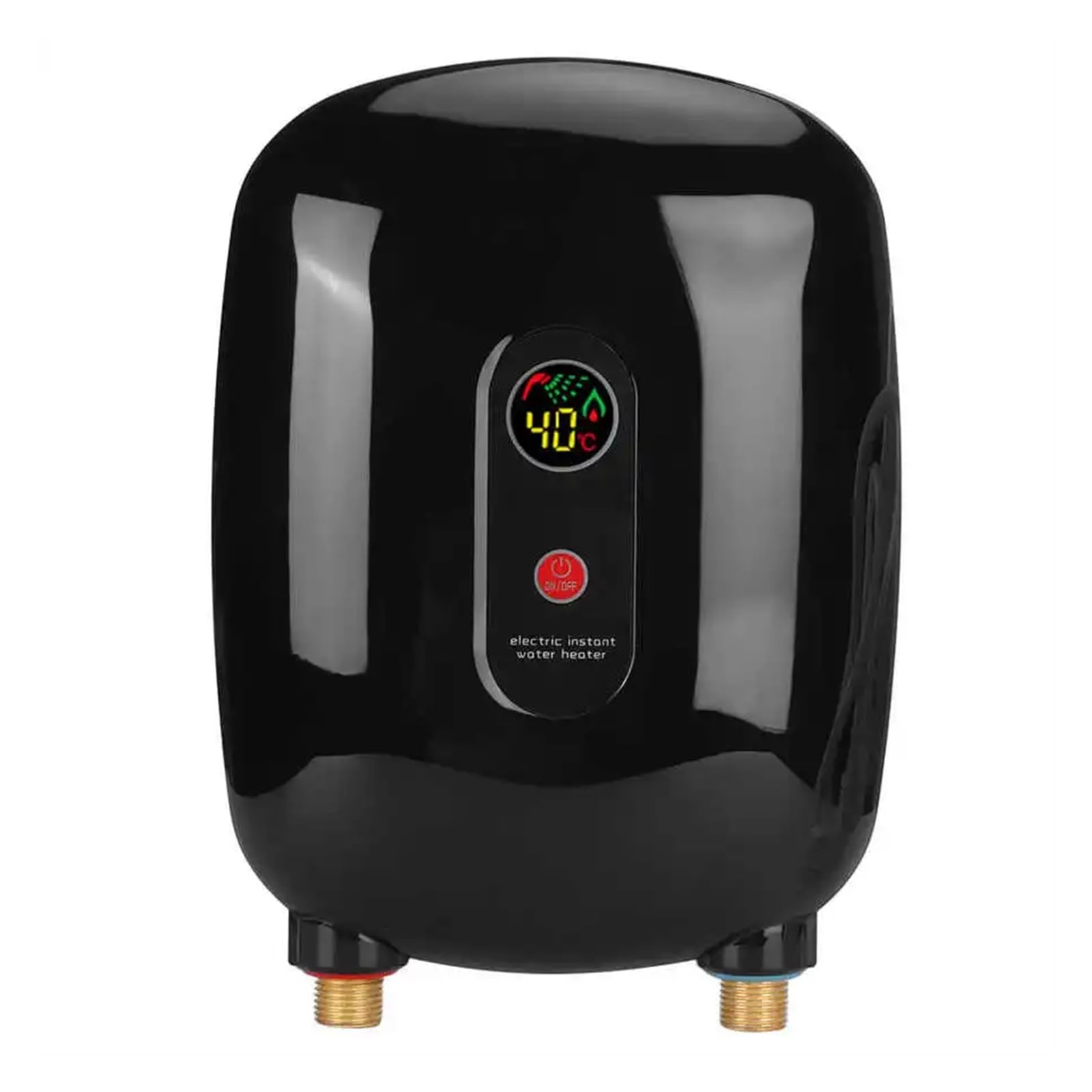Mooilko Bianco Intelligent Water Heater Household Mini Electric Water Heater Instant Tankless Water Heater Heating Machine Easy To Use(,110 3000W)