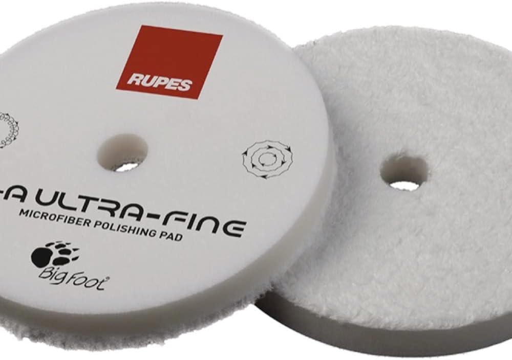 Ultrafine D-A Microfiber Pad (White) Ø 160mm, Single Pad