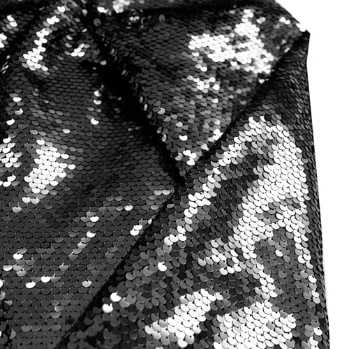 Women's Sequin Jackets Long Sleeves Single Button Casual Sparkly Coat with Pocket4