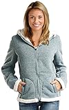 Ladies Poly Fleece Hoodie Jacket with Baby Fleece