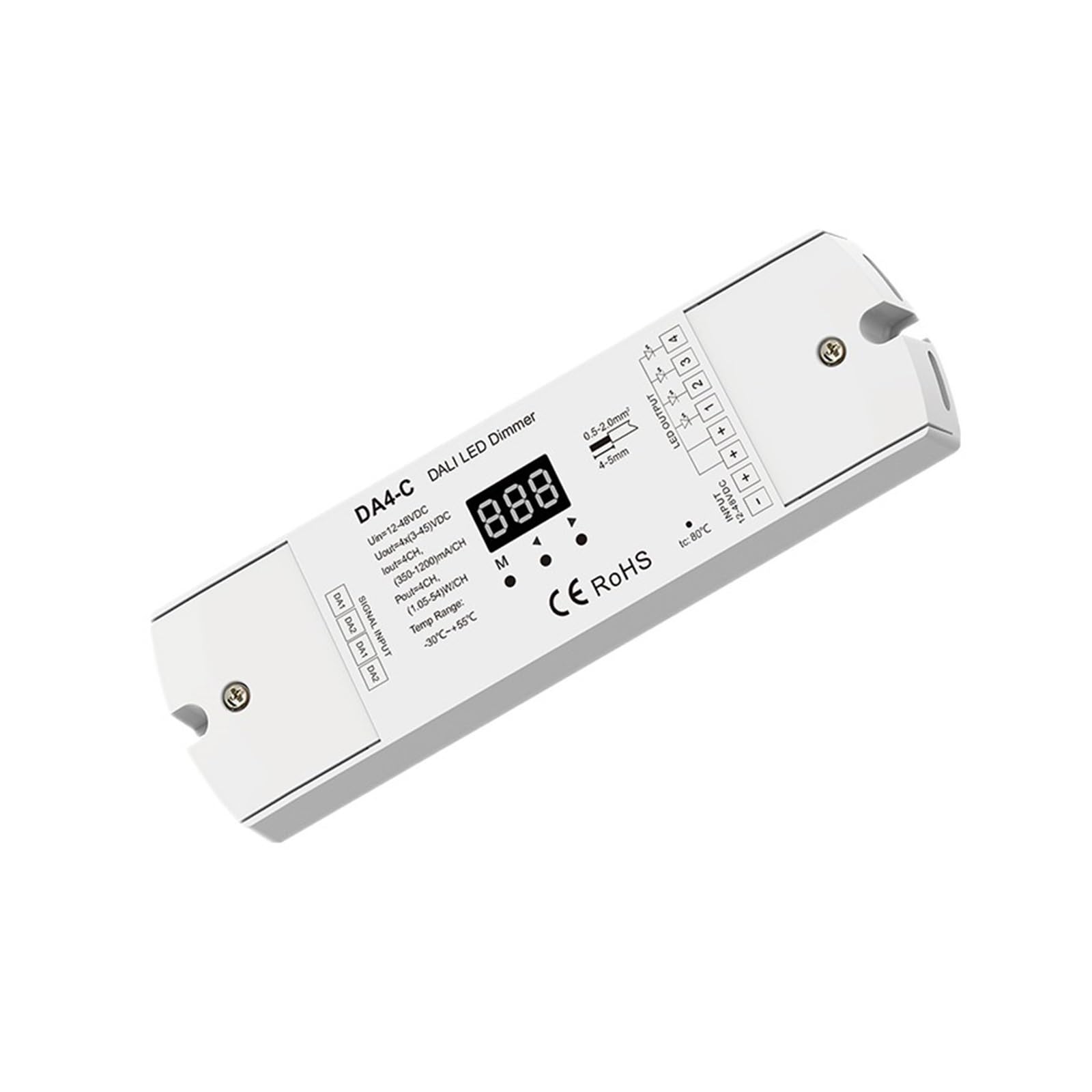 Variateur DALI 4 canaux courant constant 350-1200mA pour spot LED 24V