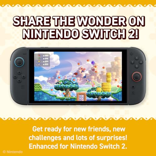 Super Mario Bros. Wonder Switch 2 Édition Switch 2 Japonais Anglais Français Italien Espagnol Coréen Néerlandais Portugais Russe Chinois simplifié Chinois traditionnel POR BRA Polonais Thaïlande - vue 3