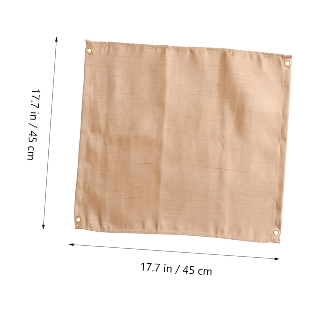 Tapis Isolant 45x45 CM en Fibre de Verre, Lot de 2, Ignifuge