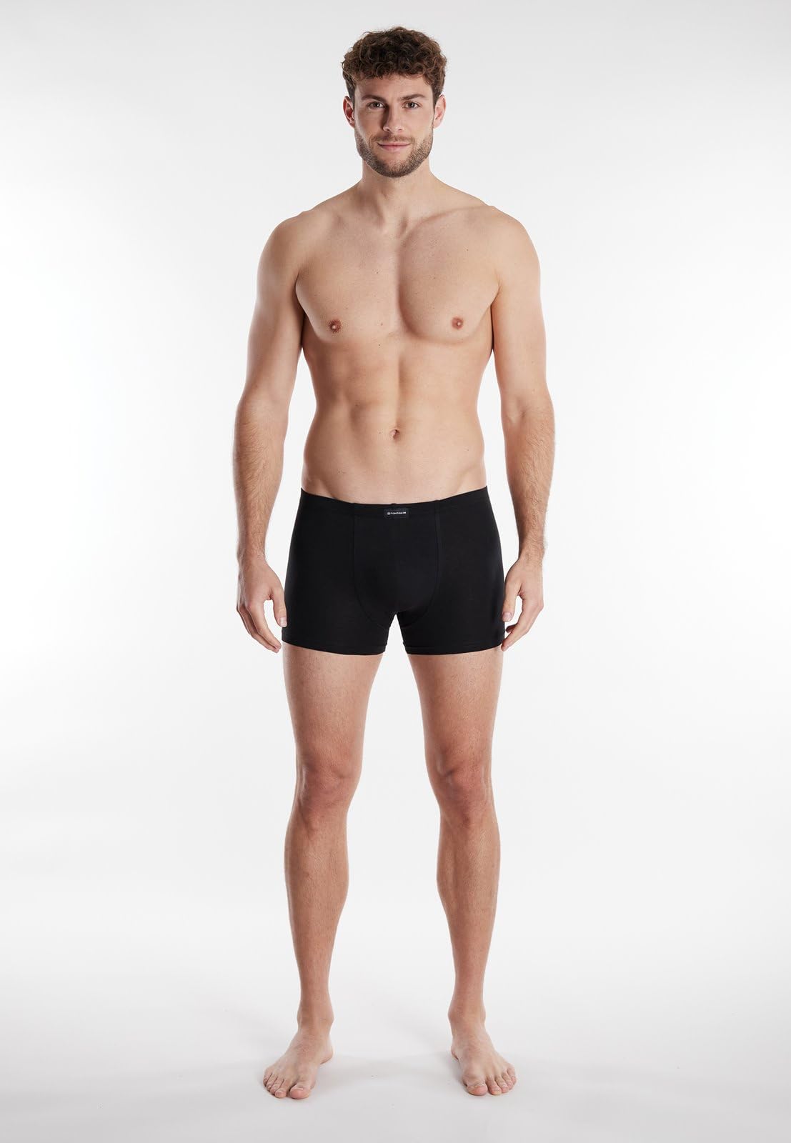 TOM TAILOR Boxershort 4er Pack Herren Basic Unterhosen aus natürlicher Baumwolle