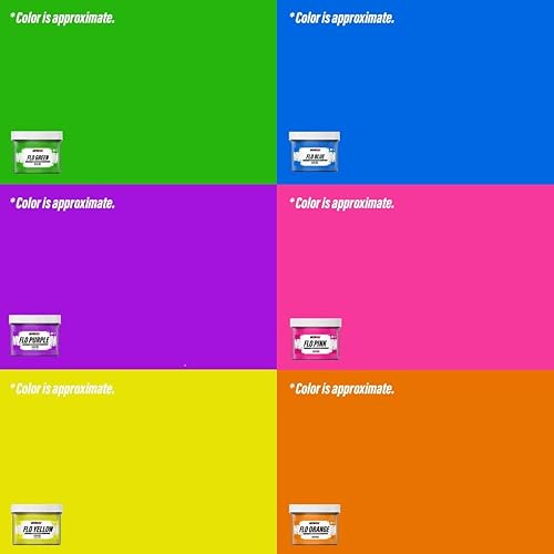 Miniatura 9 de Juego de tintas de serigrafía Rapid Cure de 6 colores para serigrafía de tela de serigrafía, curado a baja temperatura, 8 onzas, tinta de plastisol