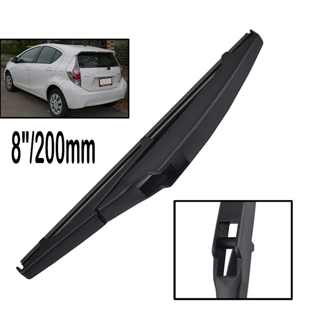 Zestaw piór wycieraczek przednich tylnych do prius c 2012-2021, pióra wycieraczek gumowe części do czyszczenia szyb 26 "16" 8"