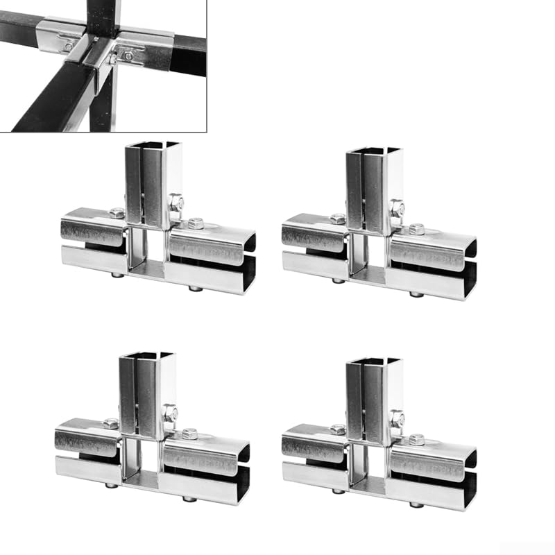 Conector Cruzado para acero Inoxidable 25mm Conector Cruzado(20mm 4pcs)
