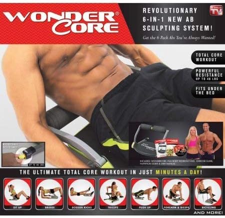NEW Wonder Core Smart Complete Body Workout Exercise System tone midsection arms and legs Lovely guaranteed result