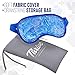 Thrive Eye Care Gel Bead Eye Mask Hot & Cold - Azure, 1 Count - Reusable Sleep Mask & Puffiness Relief - Cold Compress & Warm Wrap for Migraines, Dryness & Dark Circles