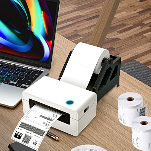 Muotich Thermal Labels 4X6 Roll - 500 Labels, Industrial Labels Direct Thermal Perforated Postage Shipping Label For Rollo, Zebra, Munbyn And Polono Thermal Printer (Not For Dymo) #TOP5