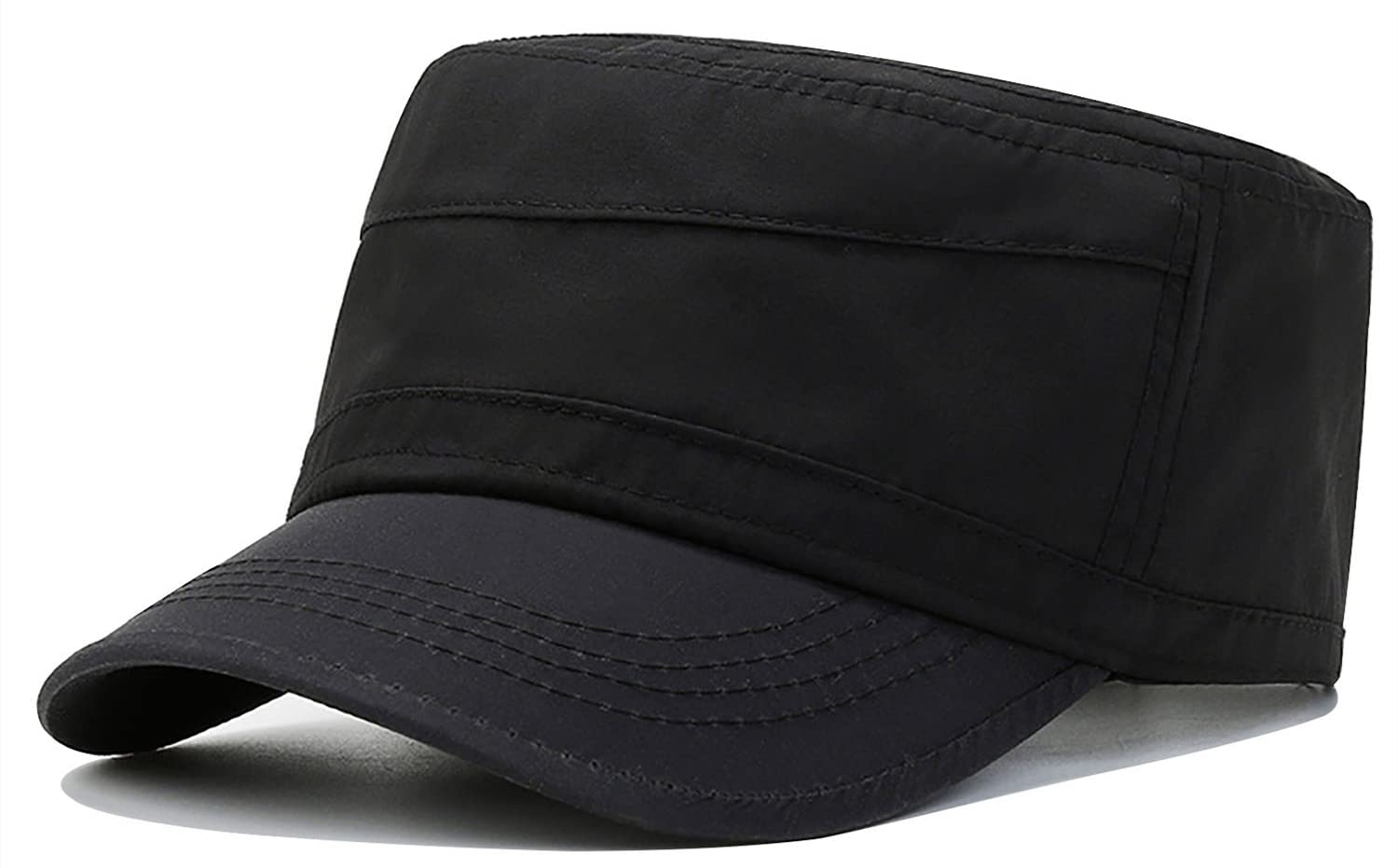 COOLSOMEMilitary Hat Army Cap Basic Daily Wear Breathable Quick Dry Cadet Style