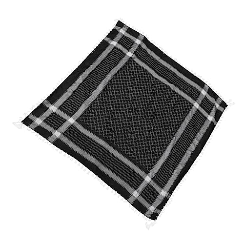 SHERCHPRY Pañuelo Sombreros Bufanda Calentadora De Cuello Gorro De Raso Bufanda De Las Mujeres Diademas Para Hombres Bufanda De Satén Blanca Bufanda De Los Hombres Poliéster Algodón